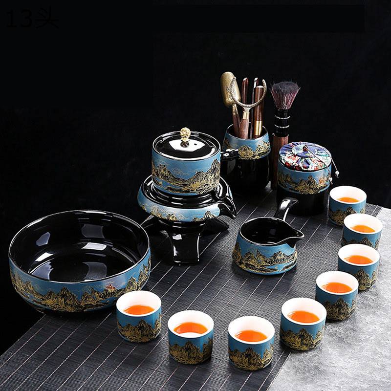 半自動小銃ティーセット 耐熱 陶磁 玻璃 茶ポット ティーセット 茶海 湯呑 未経験者さん向け 仕立て上げる 傲慢不遜型 カンフー茶 肉体労働者茶 アウトドア 事務所 住まい用 差し上げ物 カンフーティーカップ 格好のいい