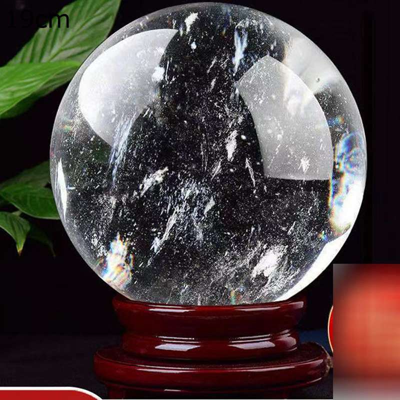 水晶ボール 白水晶 天然水晶玉 風水グッズ クリアクォーツ 浄化 占い 開運 祈願 恋愛運UP 財源集め 繁栄 エネルギー 厄除け お祓い 置物 小物 書斎 新年 プレゼント クリスマス