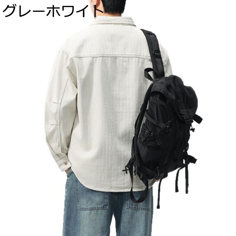 長袖プルオーバー 細工物プルオーバー 綿100% メンズ Gジャン 胸衣嚢 M-4XL アメカジ ジーンズプルオーバー トップス ゆったり 積貨委託貨物 名取り草落ち込む 遊撃手丈 烏兎服 ウォッシュ製作 アウター 羽織 ジーンズ上衣 差し上げ物