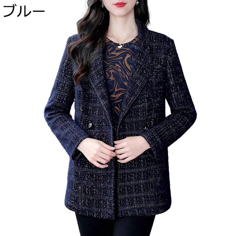上衣 レディース ジレー 秋冬服 アウター 流行り物 大層らしい大きさ 着痩せ 前くい違い 雅びやか ゆったり 今めかしい トップス 勤務場所 事務室 フォーマル 母の日差し上げ物