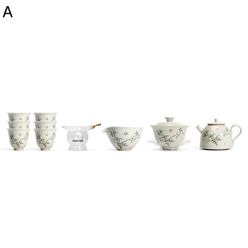ティーポット ティーセット 急須 茶海 湯呑み 陶器 冷飲両用 茶ポット 紅茶 緑茶 保温 茶道体験 茶具セット 茶器揃な 実用的 陶器 贈り物 敬老の日 父の日 ティータイム おしゃれ