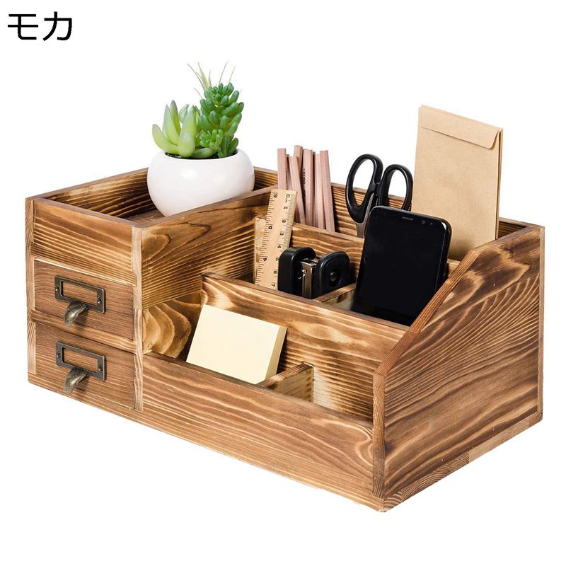 収納ボックス 化粧品収納ボックス コスメケース 省スペース 大容量 多用ケース 仕切り 引き出し付き 化粧箱 化粧台 兼用 スキンケア用品 小物入れ 木目調 ナチュラル コスメ収納 兼用 贈り物 クリスマス