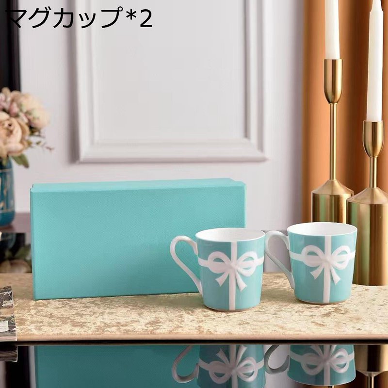 カップソーサー 欧式 リボン柄 かわいい ボーンチャイナ コーヒーカップ 薄く 軽い プレゼント 耐熱 食洗機対応 エレガント ラテアート 喫茶店 業務用 ブルー 引っ越し 父の日