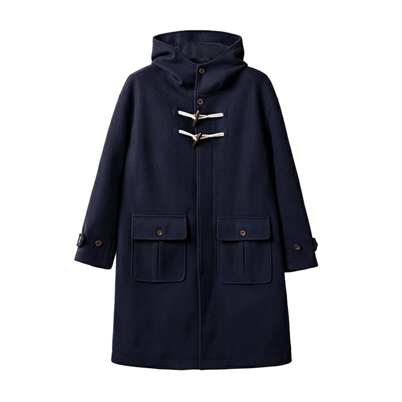 ダッフルコート メンズ 羊毛 冬服 ロング上衣 ボンネット付き添い人 トレンチコート 防寒防風 分かりやすい 軽さ チェスター ゆったり 通学 旅する 心地よい 気が大きい大きさ かっこいい アウター