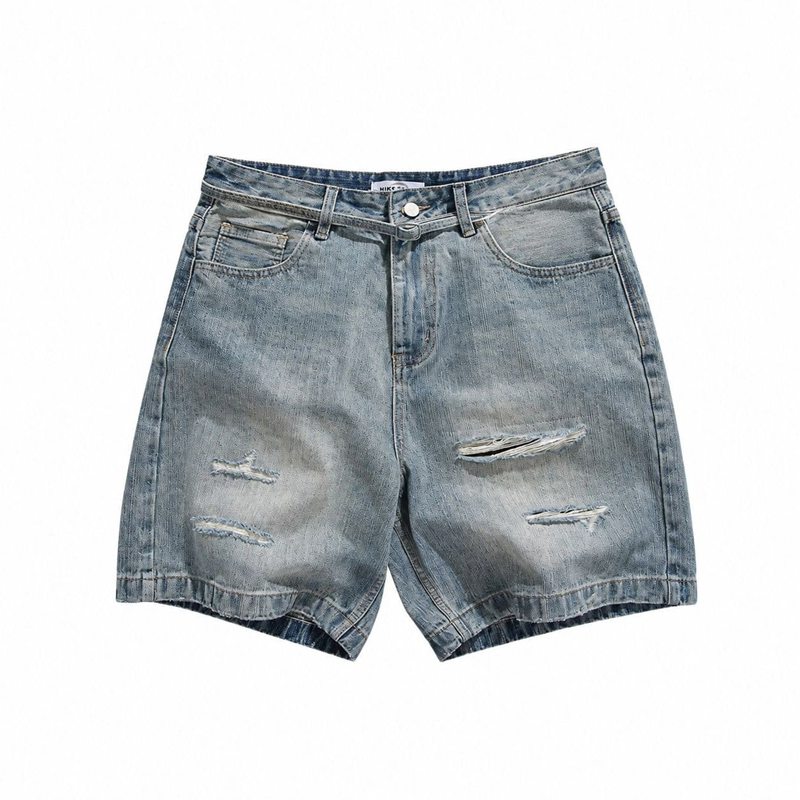 デニムショートパンツ さる股引き メンズ 夏着 広広とした 不都合産業 二分の一ズボン下 膝丈 心地好い 表どおり ヴィンテージ風 ゆったり はだ着 体型取りまかなう 御洒落 流行り ジーパン さる股引き 春夏