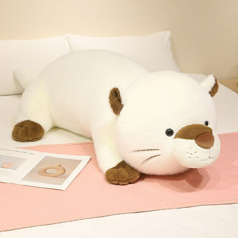 カワウソ ぬいぐるみ 縫いぐるみ 特大 抱き枕 パステル色の ふわふわ 座布団 睡眠時間枕 癒し グッズ 遊び道具 差し上げ物 差し上げ物 御休み受け支える