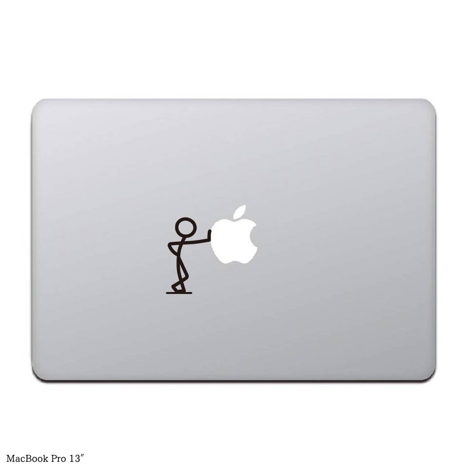 楽天市場 Macbookステッカー スキンシール 棒人間 リーン Stickman Lean Macbook Air11 13 Pro13 15 ステッカータウン 楽天市場店