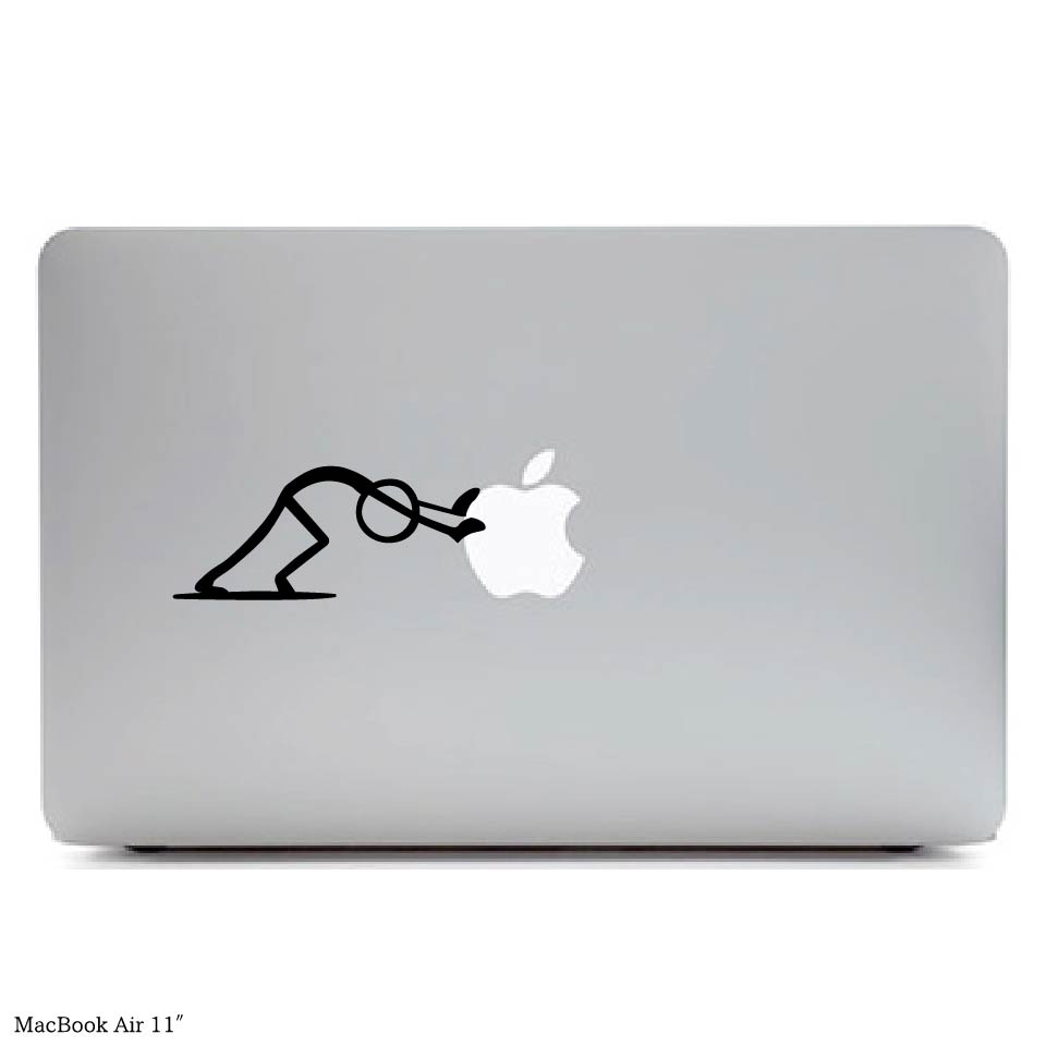 楽天市場 Macbookステッカー スキンシール 棒人間 プッシュ Stickman Push Macbook Air11 13 Pro13 15 ステッカータウン 楽天市場店