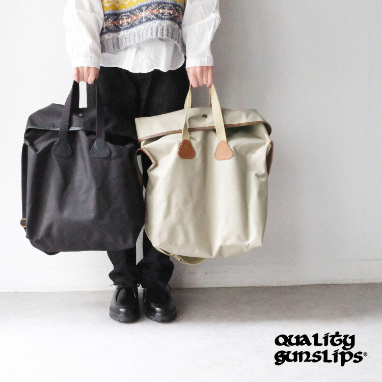 QUALITY GUNSLIPS / クオリティガンスリップスDENIER PVC 2WAY TOP FLAP TOTE NQG1551Pトートバッグ ハンドバッグ ショルダーバッグ ギフト プレゼント ランキング|Chouquetteシュケットレディース服
