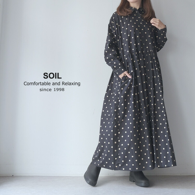 楽天市場】【クーポンで20%OFF】ソイル/SOIL バンドカラードレス