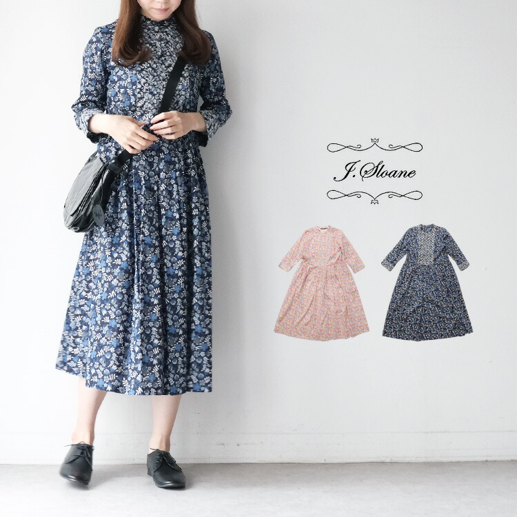 【LINE登録で500円オフクーポン】 リバティ ワンピース j.sloane ジェイスローアン リバティ オーバーレース キーネック すっきり見えワンピース SY2621023 タナローン LIBERTY 【2026SS 春夏】 ギフト プレゼント ランキング