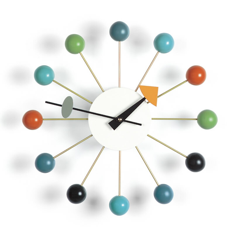 【貨物輸送無料】【定め事取りまわし店】【Vitra】ヴィトラ  Ball Clock どんぶり鉢時辰儀 / Multi マルチ