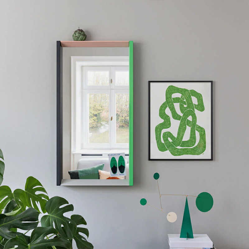 【貨物輸送無料】【定め事取りまわし店】【Vitra】Collar Frame Mirror 色つや ひな形 鏡鑑 【Size: Large】