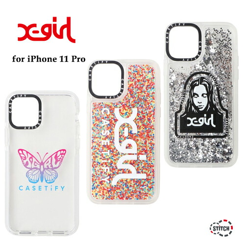 楽天市場 クリックポスト配送 X Girl Casetify エックスガール ケースティファイ Mobile Case For Iphone 11pro スマホケース スマホカバー スマホアクセサリー 携帯カバー アイフォーン11pro対応 Girls Party クリア マルチ シルバー Xgirl正規販売店