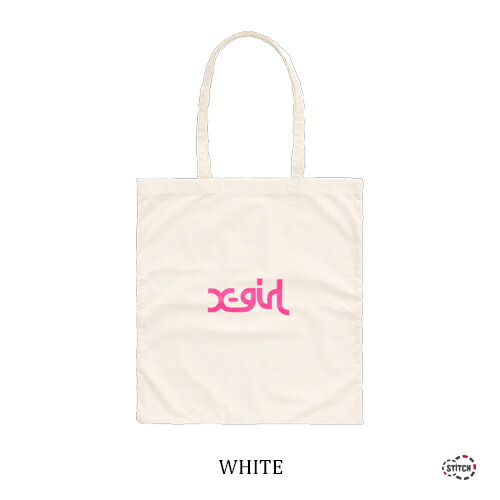 X Girl エックスガール Logo ロゴ Mills ミルズ Bag Tote