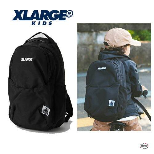 Xlarge Kids エクストララージ キッズ Ogゴリラメッシュポケットつきリュック 子供 バッグ かばん ブラック キッズ ジュニア 男の子 黒 正規取扱店 Novix Com