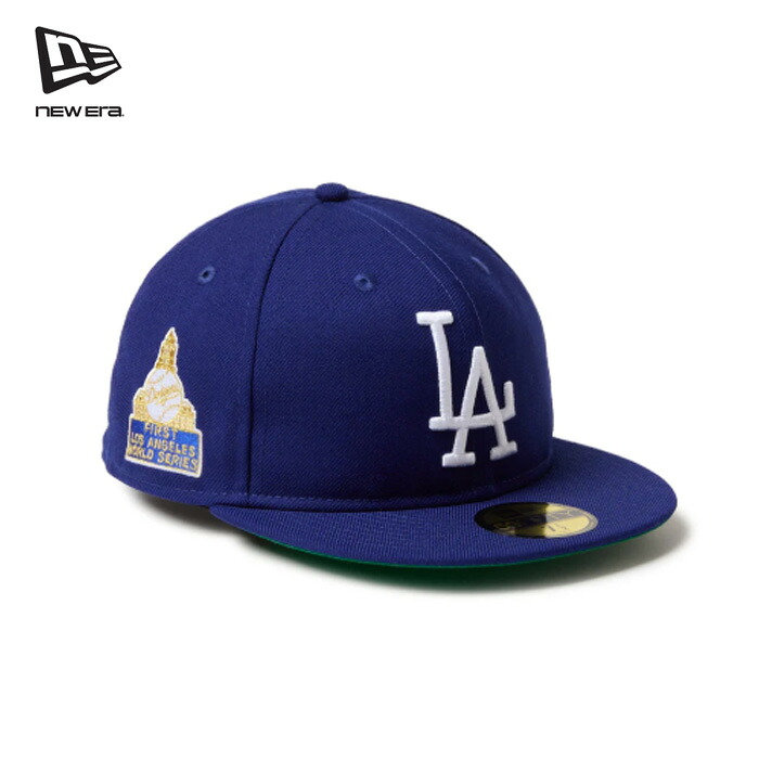 New Era・・ ニューエラ 59FIFTY World Series Los Angeles Dodgers 14668141 ロサンゼルス・ドジャース クーパーズタウン ダークロイヤル サイズ調整無し 正規取扱店【商品代6,820円＋送料660円】