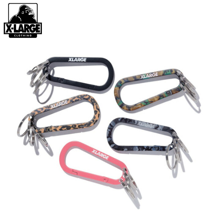 楽天市場】XLARGE カラビナ トエクストララージ STANDARD LOGO KEYRING