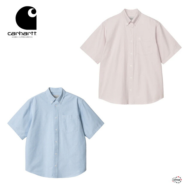 Carhartt　カーハート　S/S BRAXTON SHIRT 半袖シャツ Carhartt WIP カーハート 半袖 シャツ S/S BRAXTON SHIRT