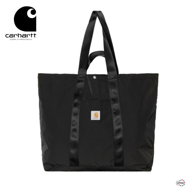 【SALE20％OFF 定価13,200円】carhartt WIP CANBY TOTE BAG I034597-25S キャンビートートバッグ かばん 黒 ユニセックス 大容量 ナイロン ワンポイント ロゴ ストリート カジュアル ブランド カーハート ダブリューアイピー 正規取扱店
