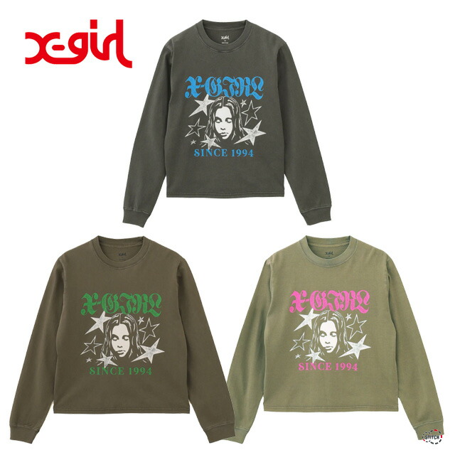 楽天市場】エックスガール X-girl レディース トリプル ミルズロゴ T