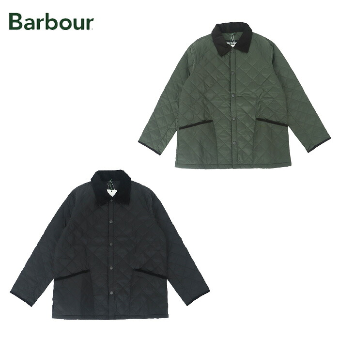 国内正規販売店 Barbour バブアーQuilted Blouson 252MQU1794 リデスデイルキルティング ブルゾンメンズ アウター 黒 緑 ジャケット シンプル 大人カジュアル 英国風 ロゴ刺繍