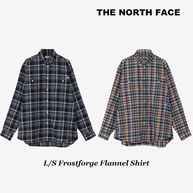 【35%OFF 定価19,800円】 正規取扱店 ザ・ノース・フェイス ロングスリーブフロストフォージフランネルシャツ NR62431 メンズ ユニセックス 長袖 ロゴ刺繍 高機能素材|STiTCH2004