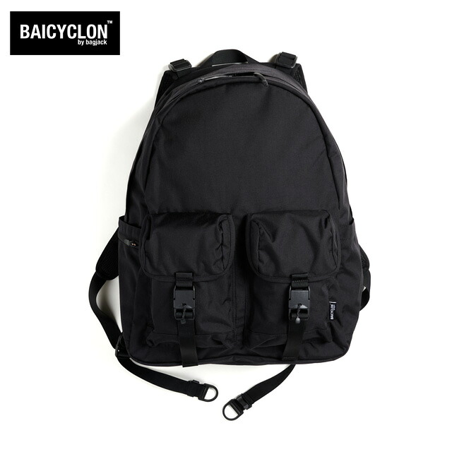 BAICYCLON by bagjack BACKPACK BCL-37 BLACK バックパック リュック かばん 黒 通勤 通学 レジャー ユニセックス バイシクロン バイ バッグジャック 正規取扱店