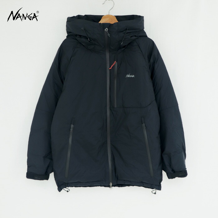 【mens】 NANGA AURORA TEX DOWN JACKET ND2441-1A001 オーロラテックス ダウンジャケット メンズ 黒 アウトドア ブランド シンプル 防水透湿性 フーディ パーカー 防寒 防水 レジャー 通勤 防寒 アウター ナンガ 正規取扱店