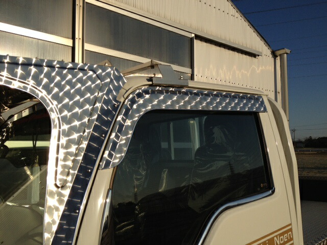 楽天市場】いすず NEWエルフ／PMエルフ用 メッキピラー標準ルーフ