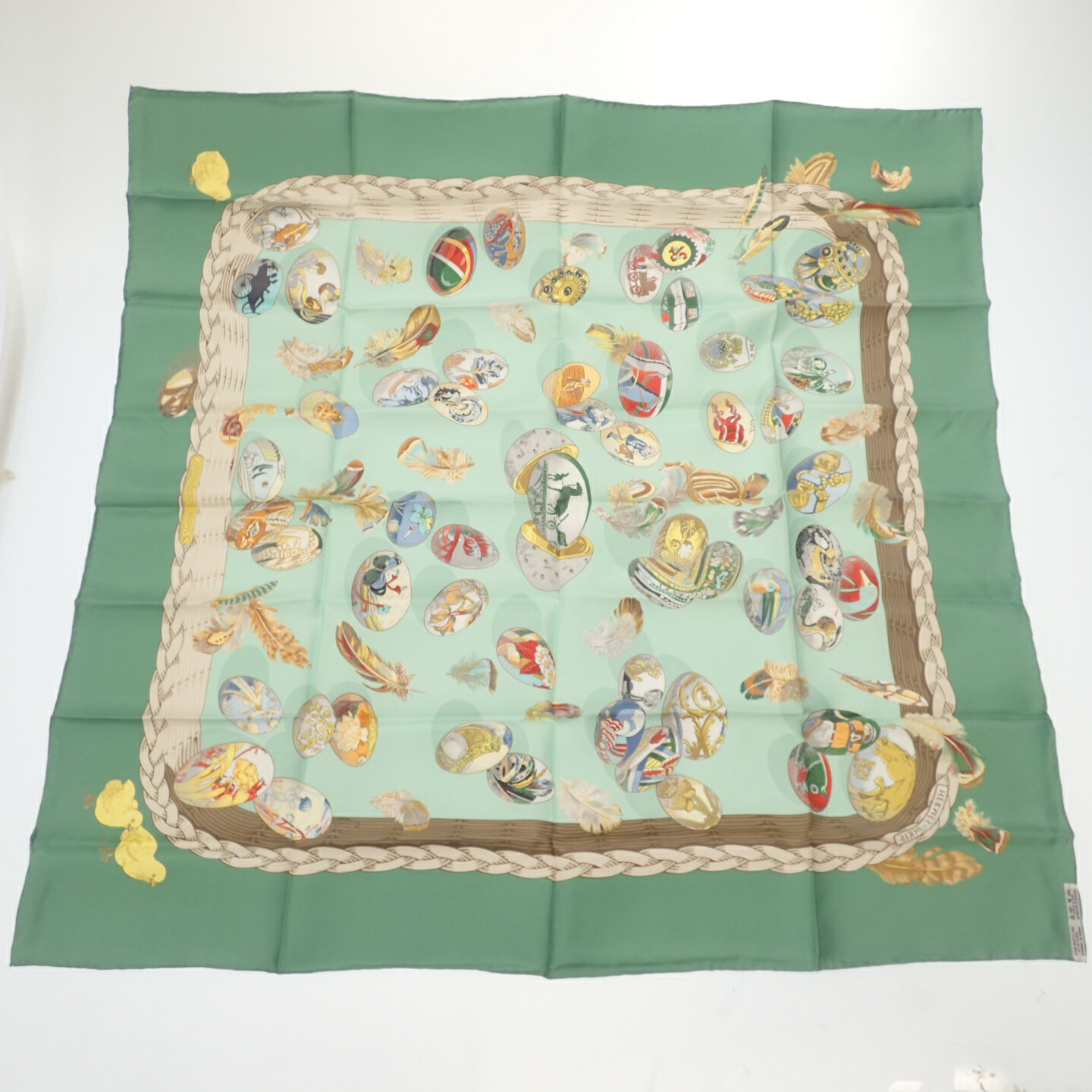 HERMES エルメス カレ90 スカーフ タンザニア アニマル柄 小物