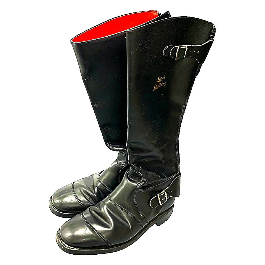 【楽天市場】ルイスレザー ハンターブーツ レザー 224C メンズ サイズ8 ブラック Lewis leather 約26.5cm【AFC40 ...