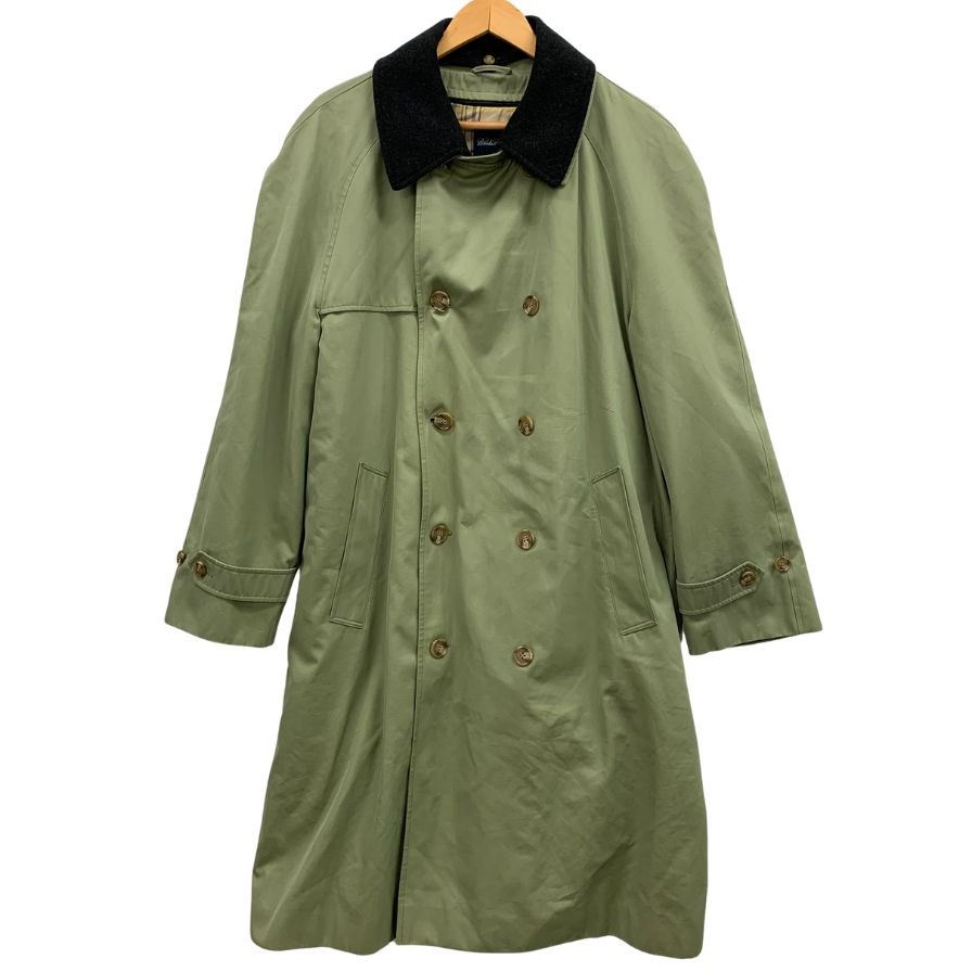 60~70's USA製フルセット　ブルックスブラザーズ　シングルトレンチコート 80s USA製 BROOKS BROTHERSブルックスブラザーズ ウールライナー