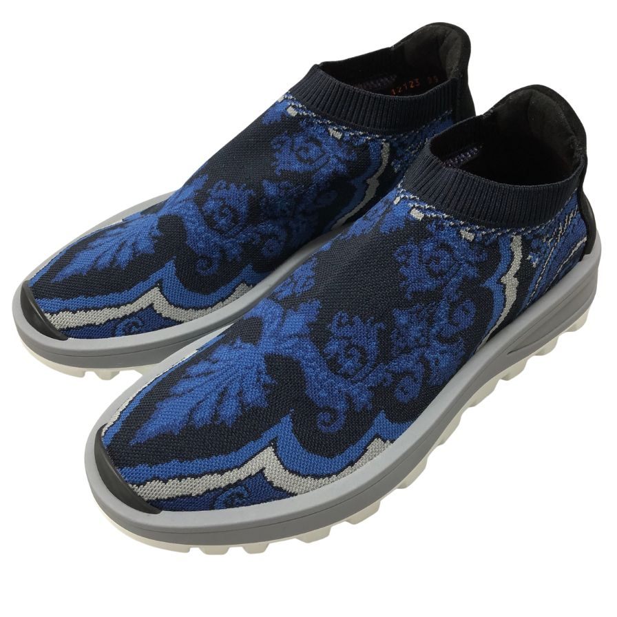 ETRO 未使用　スペイン製　ペイズリー　 高級レザー　リゾート　エスパドリーユ ETRO 未使用 スペイン製 ペイズリー 高級レザー リゾート エスパドリーユ