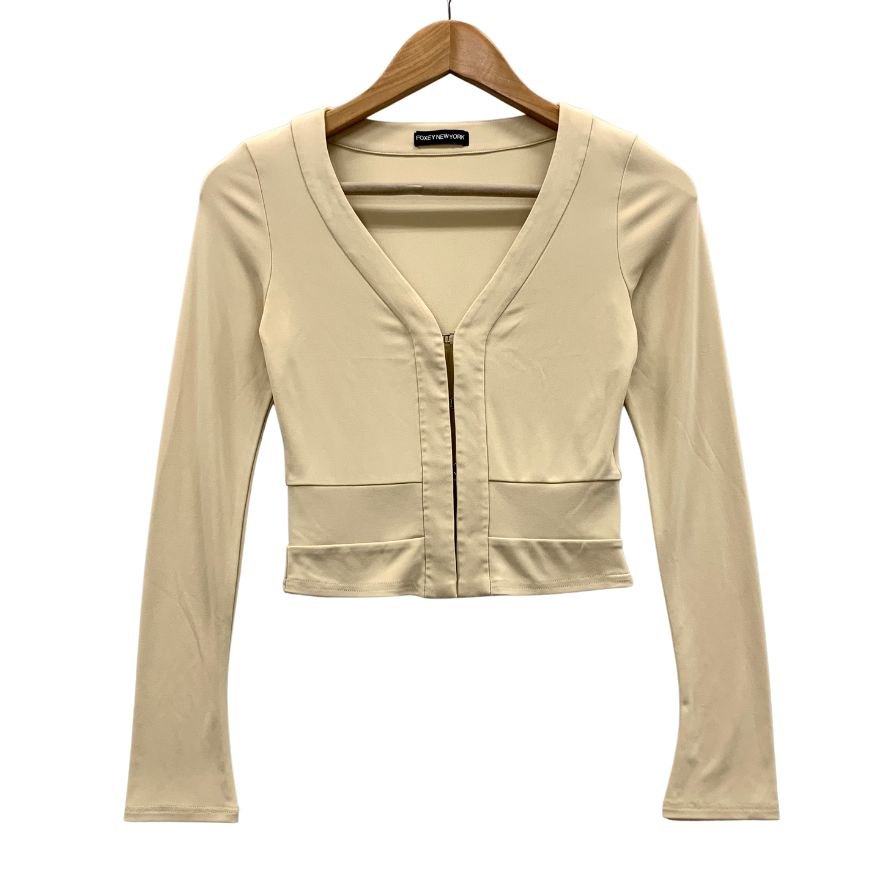 美品　FOXEY フォクシー　カーディガン　ニット　アンサンブル　刻印ロゴ　40 美品 FOXEY フォクシー カーディガン ニット アンサンブル 刻印