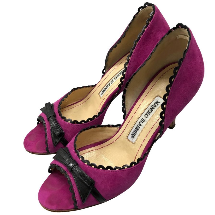 楽天市場】【マノロブラニク】Manolo Blahnik VERDAFLAT サテン