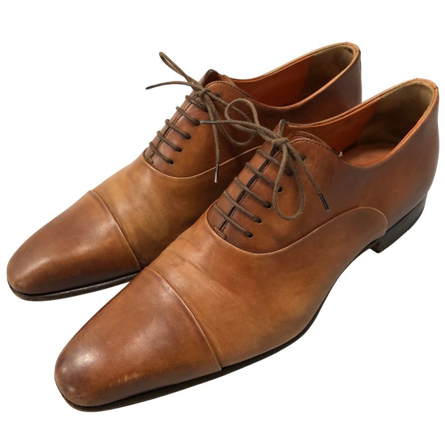 美品SANTONIサントーニ6365レザーストレートチップ　ビジネスシューズ革靴 楽天市場】SANTONI サントーニ 6365 ストレートチップ シューズ