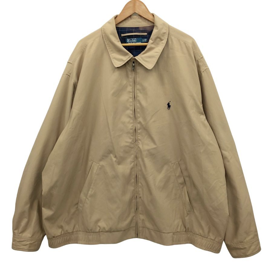 ラルフローレンRalph Laurenネイビーブルゾンチェック裏地Sサイズ ラルフローレン スウィングトップ ネイビー 表記(L) 裏チェック