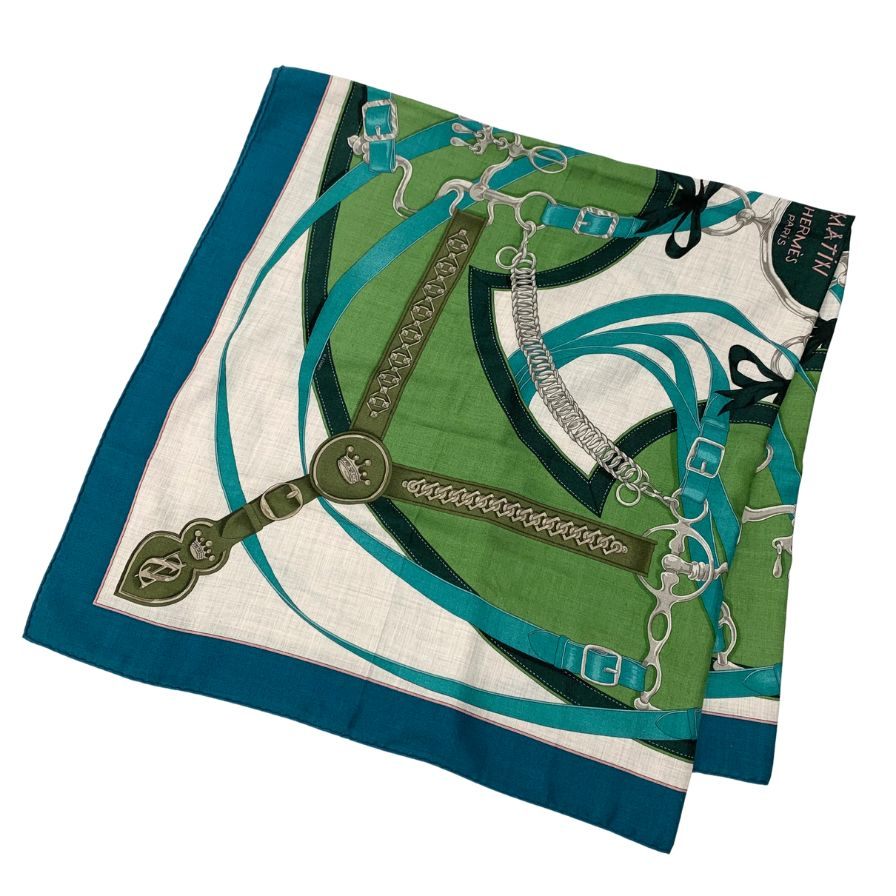 ❤良品❤　エルメス　HERMES　ショール　ストール　グリーン　 11 楽天市場】【全品10%OFFクーポン】 エルメス ショール カレ