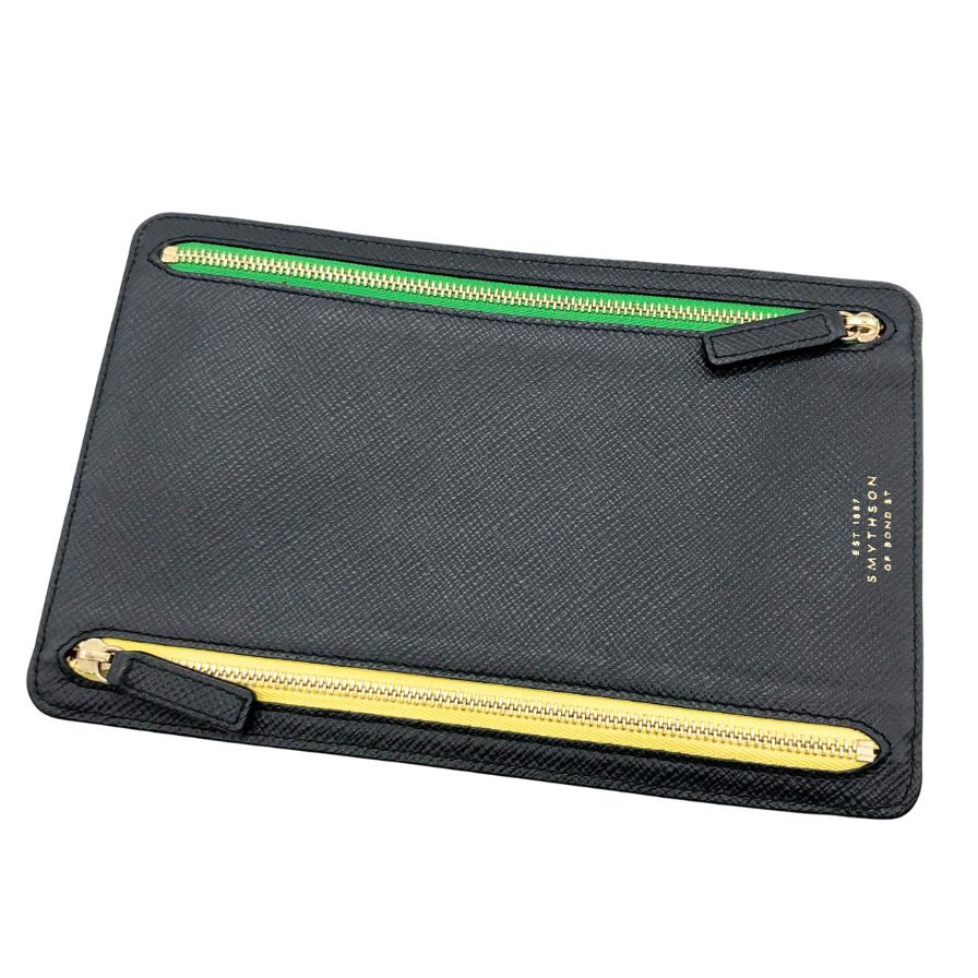 ほぼ新品！スマイソン トリンケット,ジュエリケース、アクセサリーポーチ、小物入れ Smythson SMYTHSON スマイソン 小物入れ PMA SML TRINKET CASE