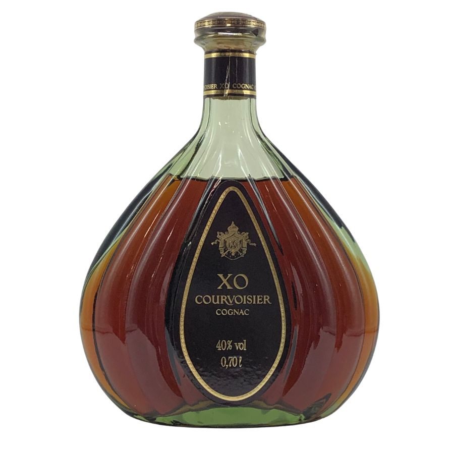 【未開栓・古酒】2本 クルボアジェXO グリーンボトル コニャック750ml 古酒◇クルボアジェ XO グリーンボトル COURVOISIER X.O. - 神戸