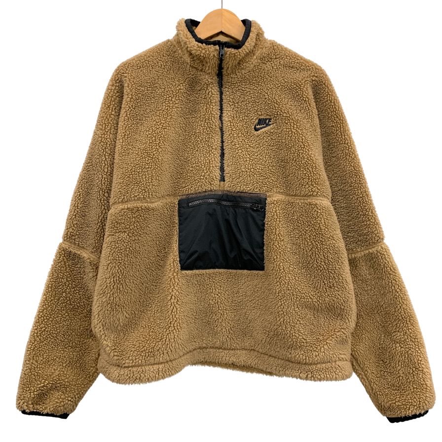 新品 ナイキ スウッシュ リバーシブル 羊毛ジャケット 3XL ナイキ NIKE ソロ スウッシュ リバーシブル ボア ジャケット 3XL