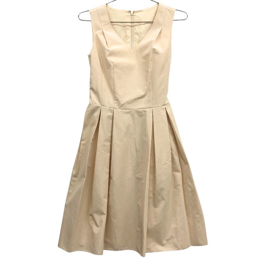 楽天市場】【ルネ】Rene 21年 パール ノースリーブ フリル ワンピース