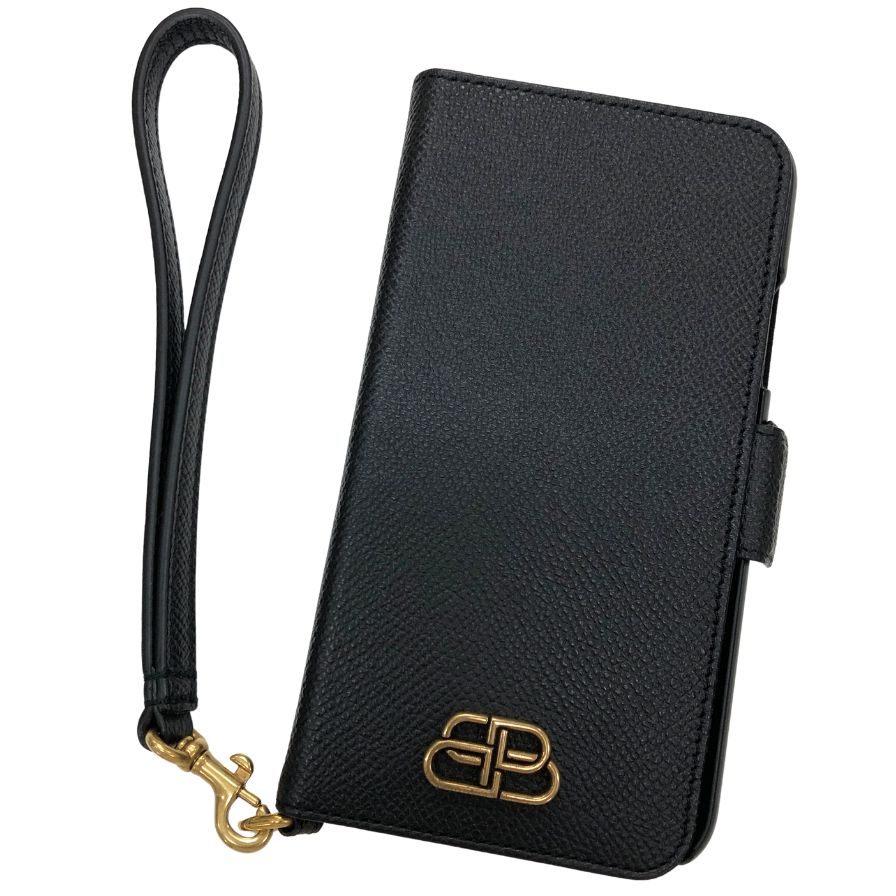 BALENCIAGA iphoneケース 12 pro 黒 レザー バレンシアガ BALENCIAGA iphoneケース 12 pro 黒 レザー バレンシアガ - メルカリ
