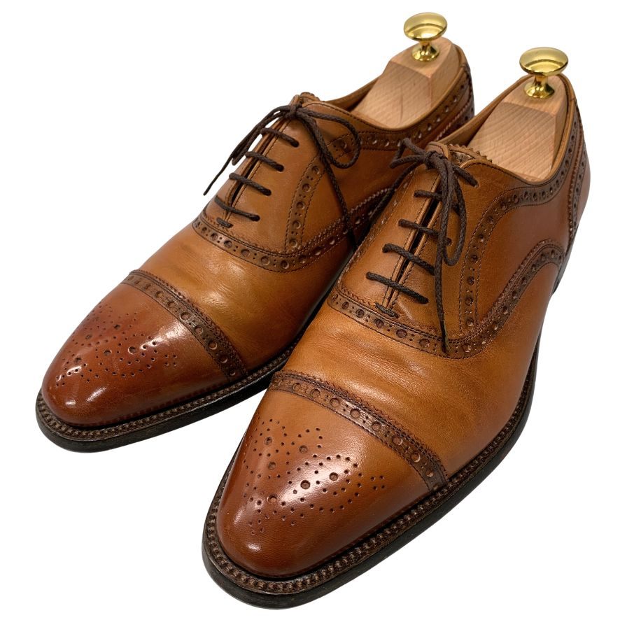 美品　SCOTCH GRAIN HIROKAWA ブラウン ドレスシューズ SCOTCH GRAIN HIROKAWA ブラウン ドレスシューズ
