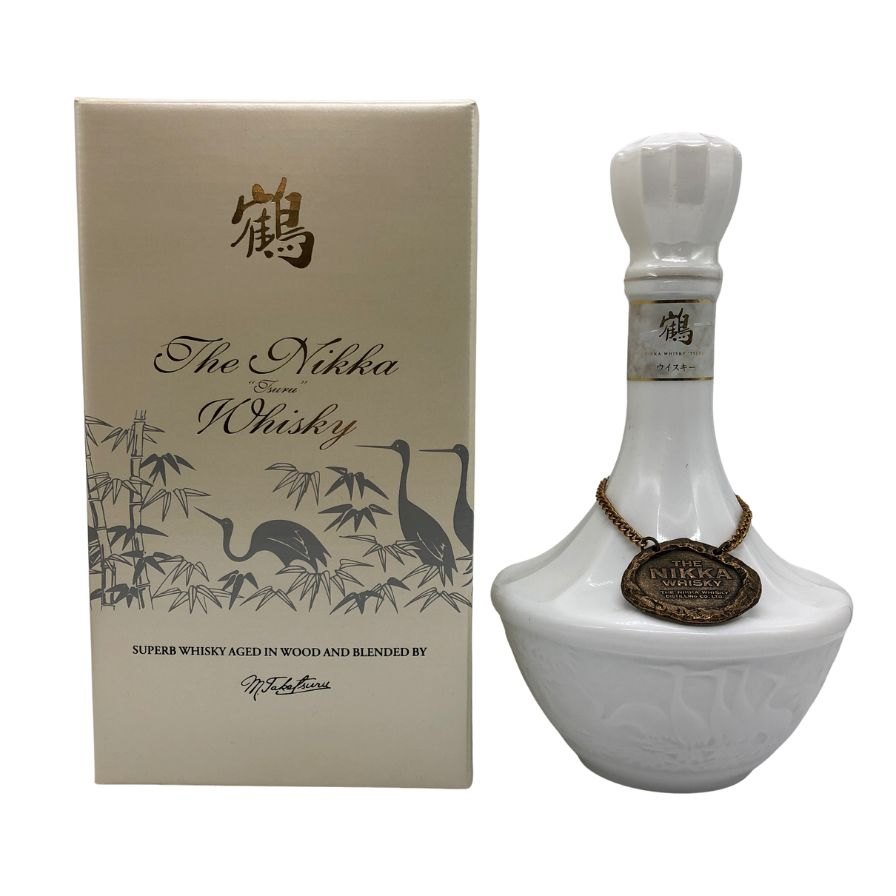【古酒】　ニッカウィスキー　鶴　陶器ボトル700ML2本セット 楽天市場】【送料無料】 ニッカ ウイスキー 鶴 陶器 ボトル