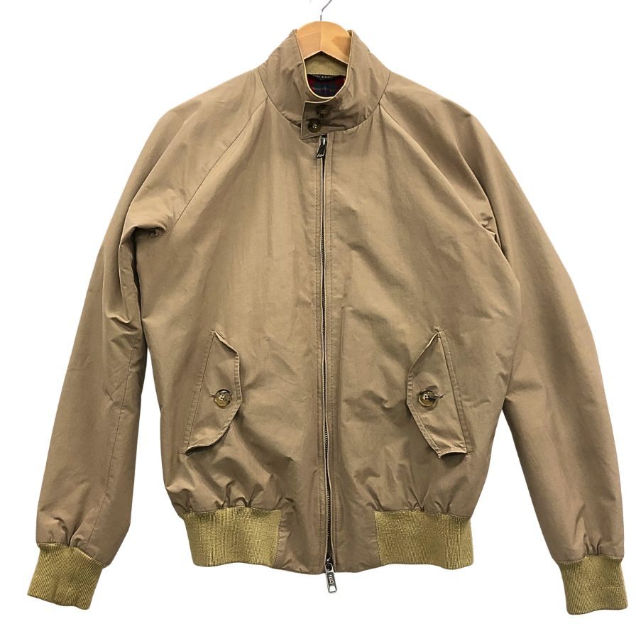 Baracuta ベージュ ジップアップジャケット Baracuta ベージュ ジップアップジャケット BARACUTAベージュ