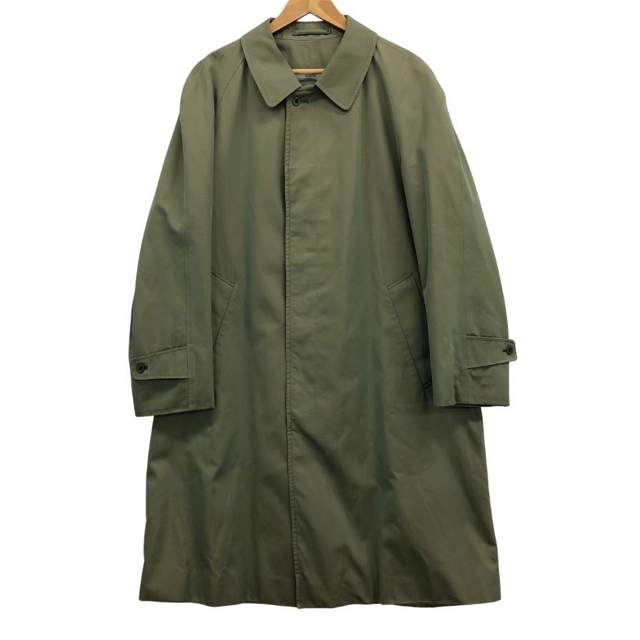 アクアスキュータム ステンカラー コート コットン 玉虫 サイズM相当 メンズ Aquascutum【AFA7】【中古】|ストックラボ