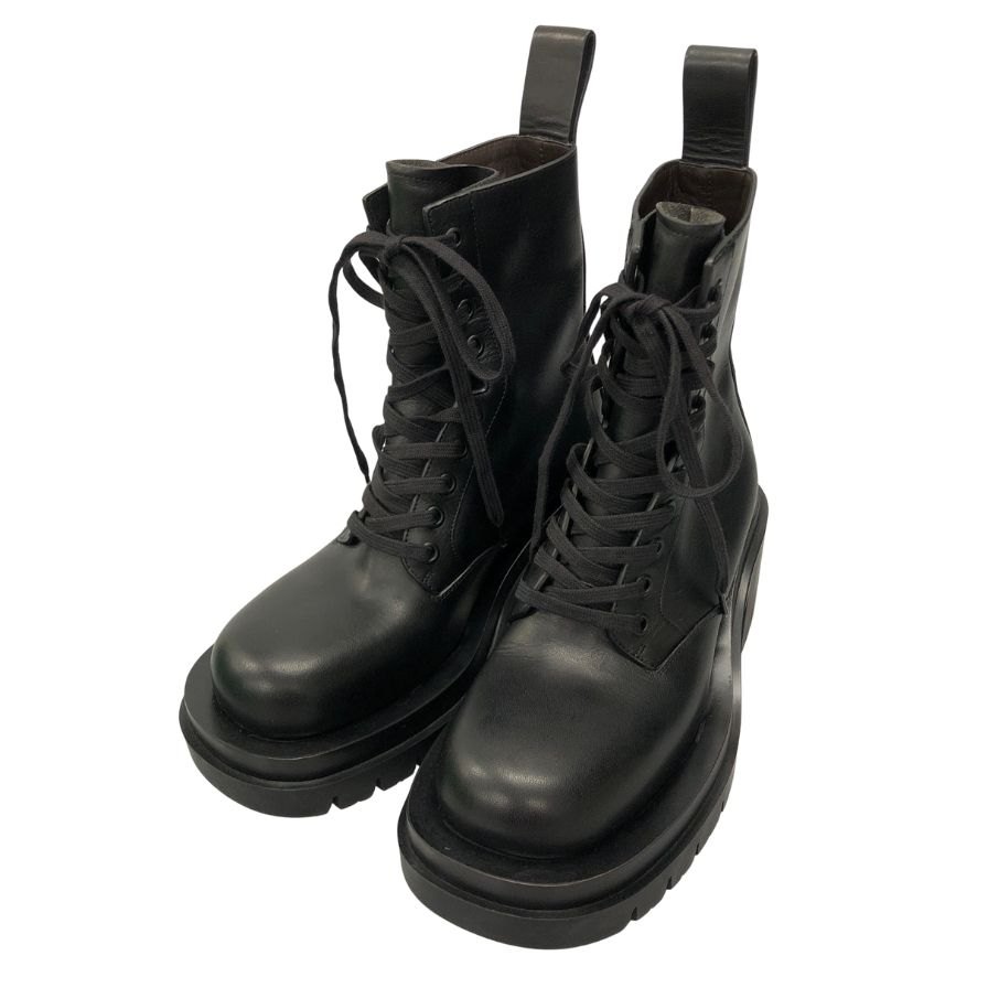 未使用級✨ ボッテガヴェネタ ブロック アンクルブーツ BOTTEGA VENETA（ボッテガ・ヴェネタ） ブロックアンクルブーツ 36