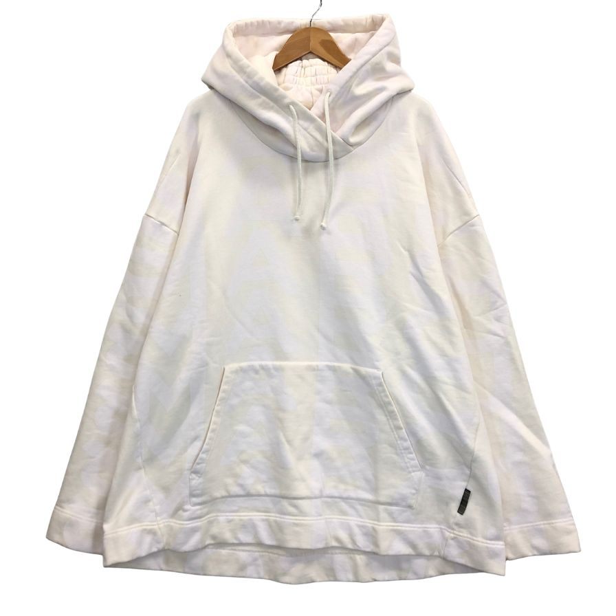 マークジェイコブス パーカー モノグラム サイズXL メンズ ホワイト系 MARC JACOBS【AFB19】【中古】